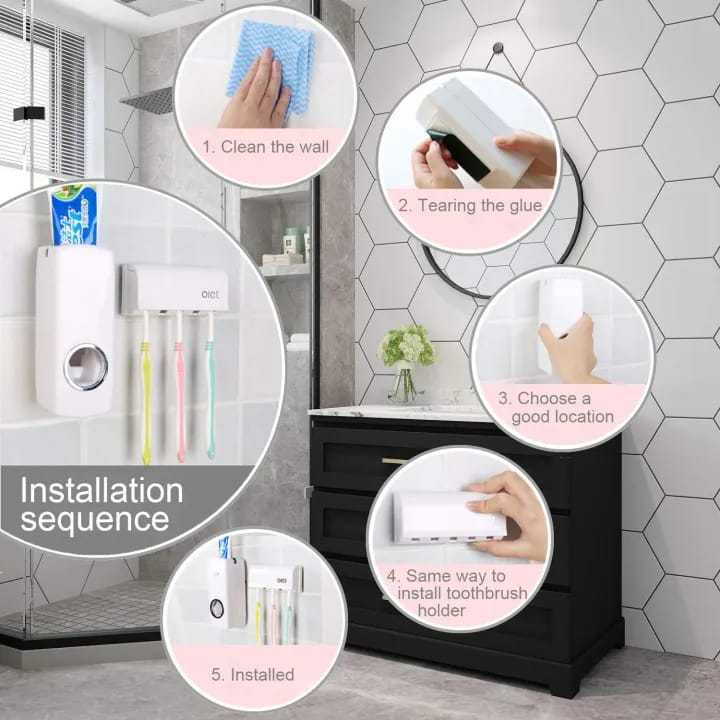 Wall-Mounted Liquid Soap Dispenser – Modern Space-Saving Organizer for Bathroom & Kitchen
