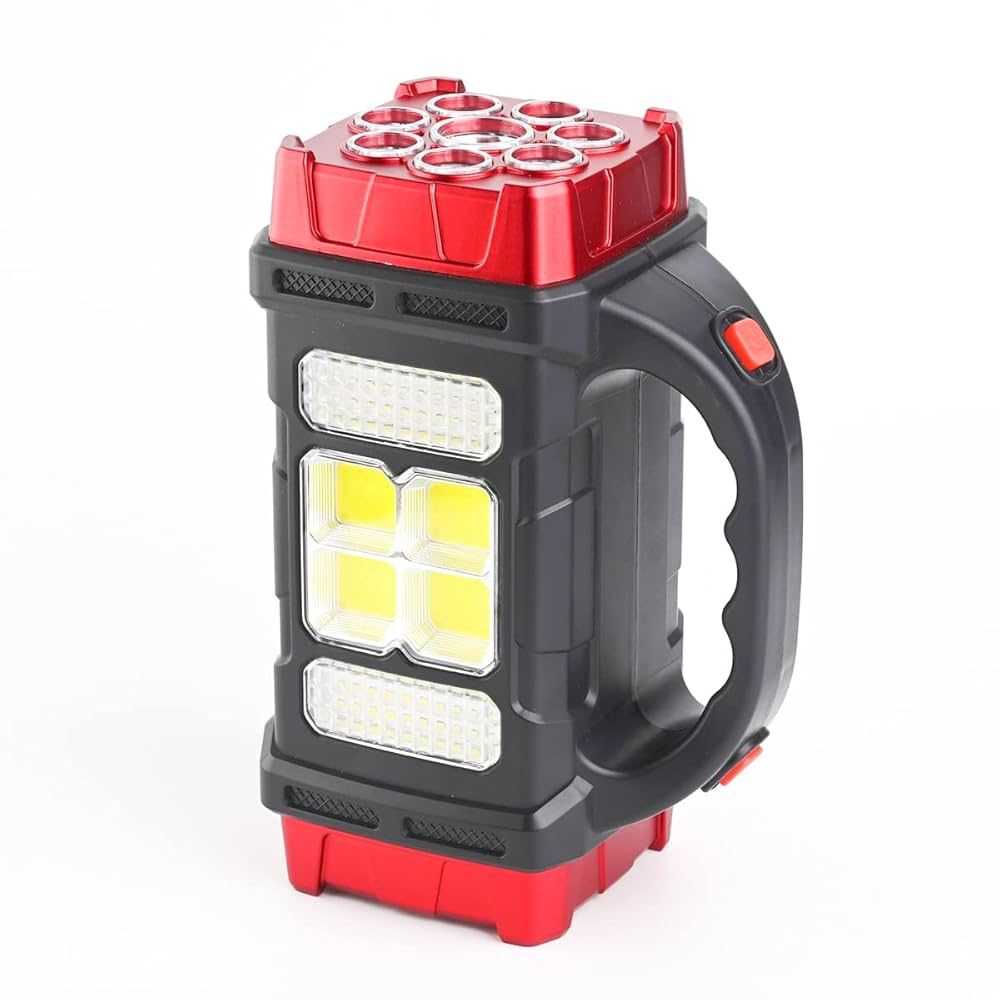 2-in-1 Solar Rechargeable LED Handy Light – Dual-Sided Emergency Torch & Lantern Bulb