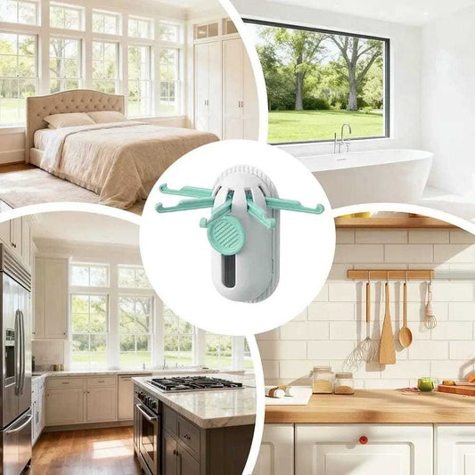 5-Claw Retractable Wall Hook β Smart & Space-Saving Storage