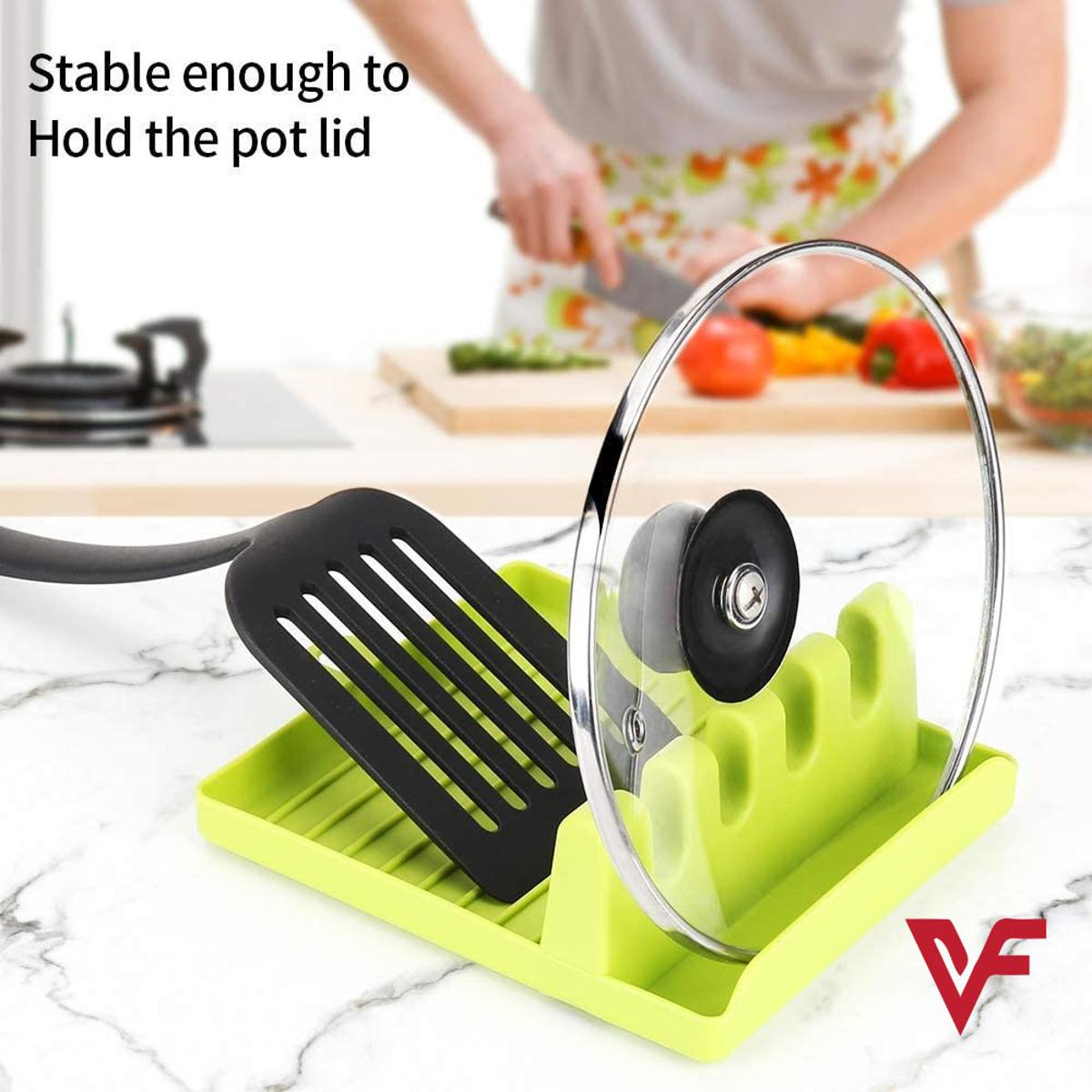 Pack of 2 Kitchen Spoon Holders with Drip Tray