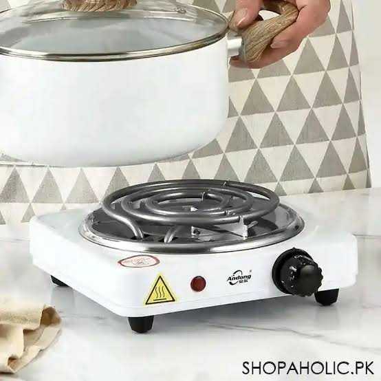 Portable Single Electric Stove Hot Plate – Fast Heating Alloy Electric Cooker with Adjustable Temperature Control for Home, Office & Travel
