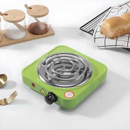 Portable Single Electric Stove Hot Plate – Fast Heating Alloy Electric Cooker with Adjustable Temperature Control for Home, Office & Travel