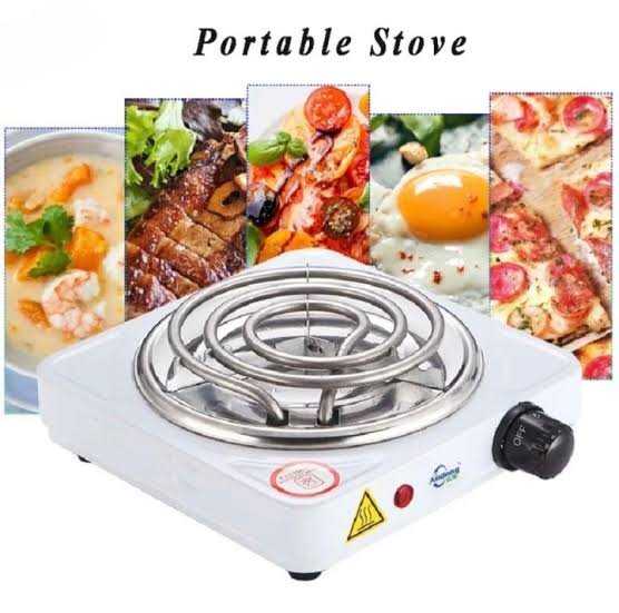 Portable Single Electric Stove Hot Plate – Fast Heating Alloy Electric Cooker with Adjustable Temperature Control for Home, Office & Travel