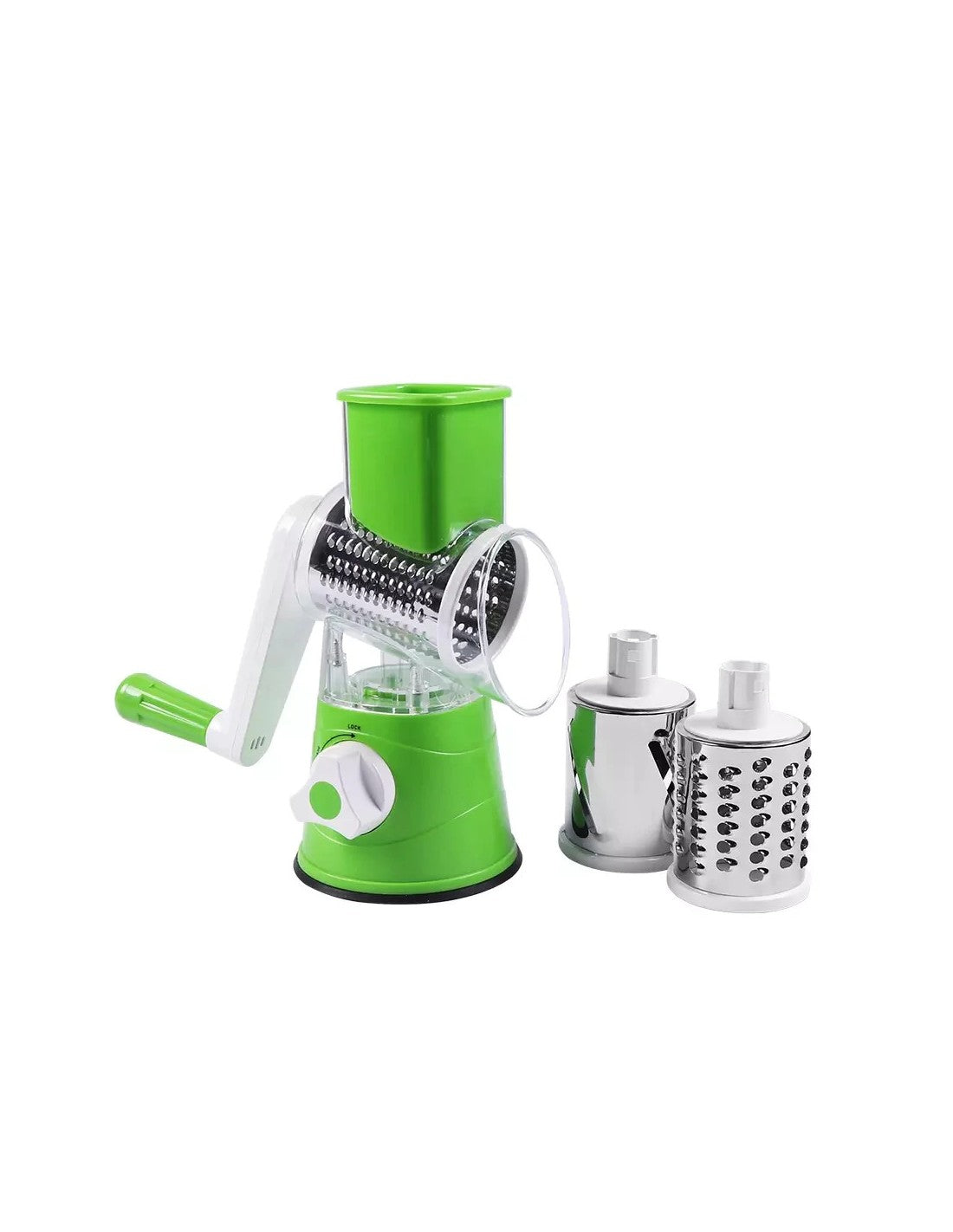 Manual Vegetable Drum Cutter & Slicer – Multifunctional Round Kitchen Gadget
