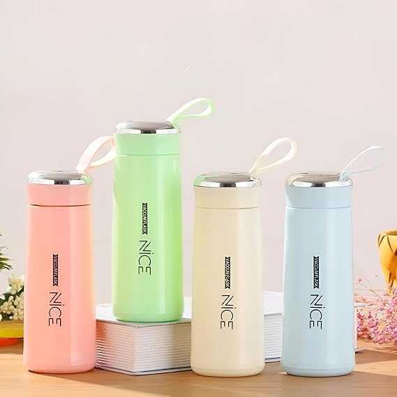Premium Nice Water Bottle 400ML – Stylish, Compact & Insulated Flask