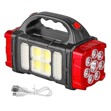 2-in-1 Solar Rechargeable LED Handy Light – Dual-Sided Emergency Torch & Lantern Bulb