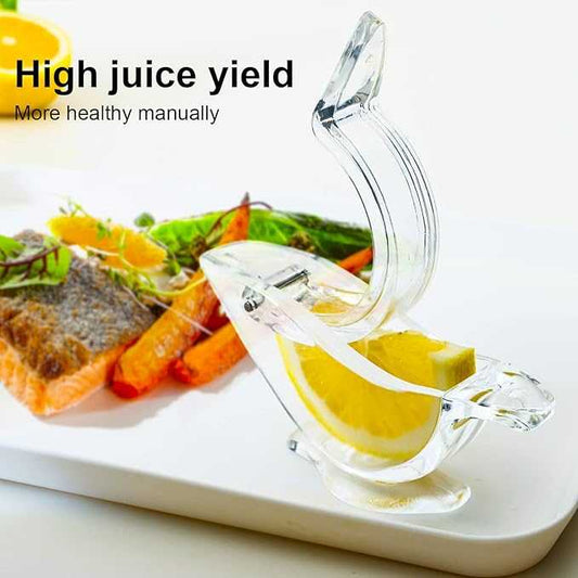 Bird Shape Manual Lemon Squeezer – Elegant Acrylic Citrus Juicer & Lime Press