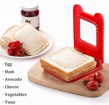 Stainless Steel Sandwich Cutter – DIY Uncrustables Maker &amp; Sealer Mold