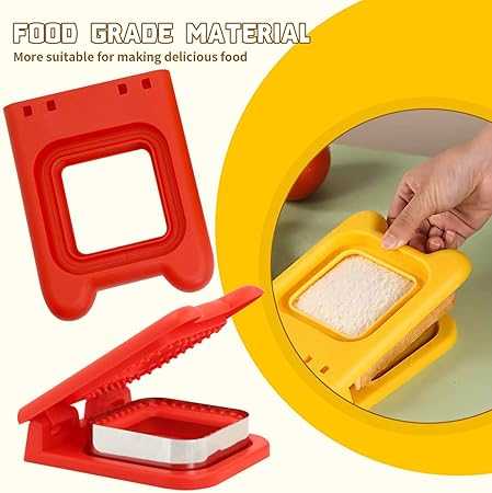 Stainless Steel Sandwich Cutter – DIY Uncrustables Maker &amp; Sealer Mold