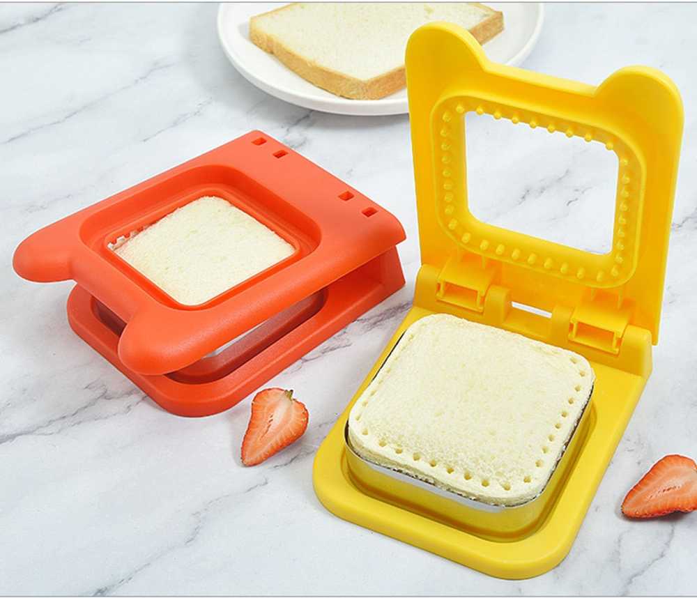 Stainless Steel Sandwich Cutter – DIY Uncrustables Maker &amp; Sealer Mold