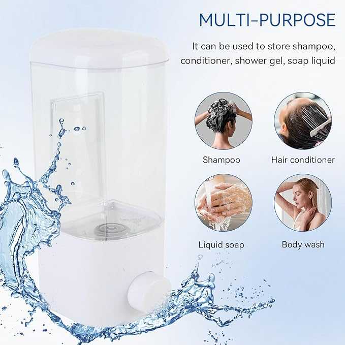 Wall-Mounted Liquid Soap Dispenser – Modern Space-Saving Organizer for Bathroom & Kitchen