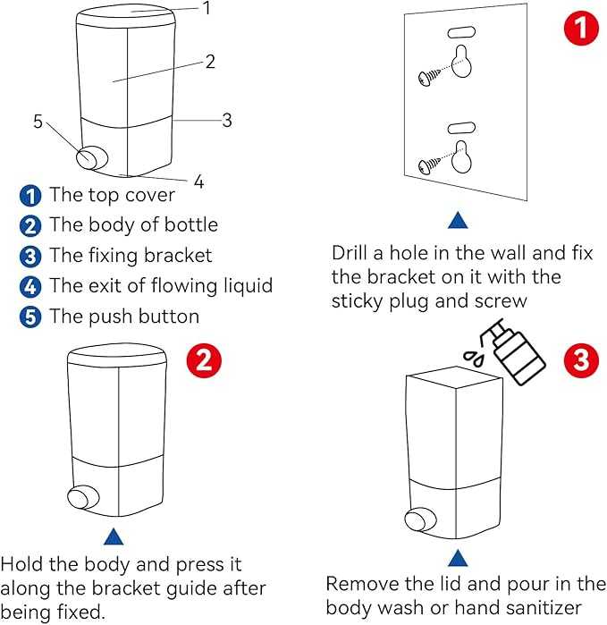 Wall-Mounted Liquid Soap Dispenser – Modern Space-Saving Organizer for Bathroom & Kitchen