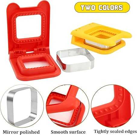 Stainless Steel Sandwich Cutter – DIY Uncrustables Maker &amp; Sealer Mold