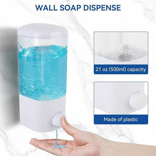 Wall-Mounted Liquid Soap Dispenser – Modern Space-Saving Organizer for Bathroom & Kitchen