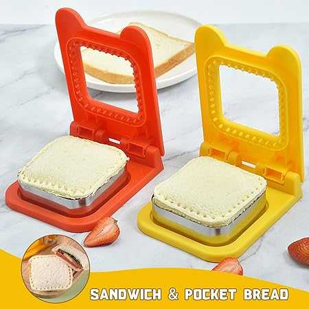Stainless Steel Sandwich Cutter – DIY Uncrustables Maker &amp; Sealer Mold