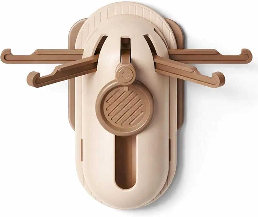 5-Claw Retractable Wall Hook – Smart & Space-Saving Storage