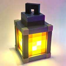 Pixel Style Night Light Portable Lantern – Rechargeable 16-Color LED Table Lamp