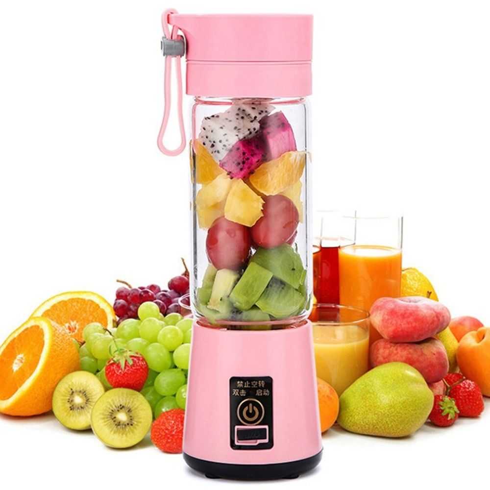 Portable Mini Juicer Blender – Rechargeable Smoothie Maker for Fresh Juice, Shakes & Travel